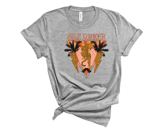 Wild Summer Leopard Retro -  Transfer
