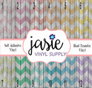 Wood Pastel Chevron Printed Vinyl