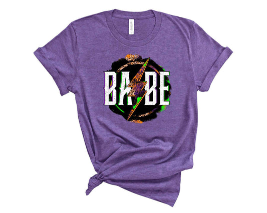 Babe Halloween Lightning Grunge - Transfer
