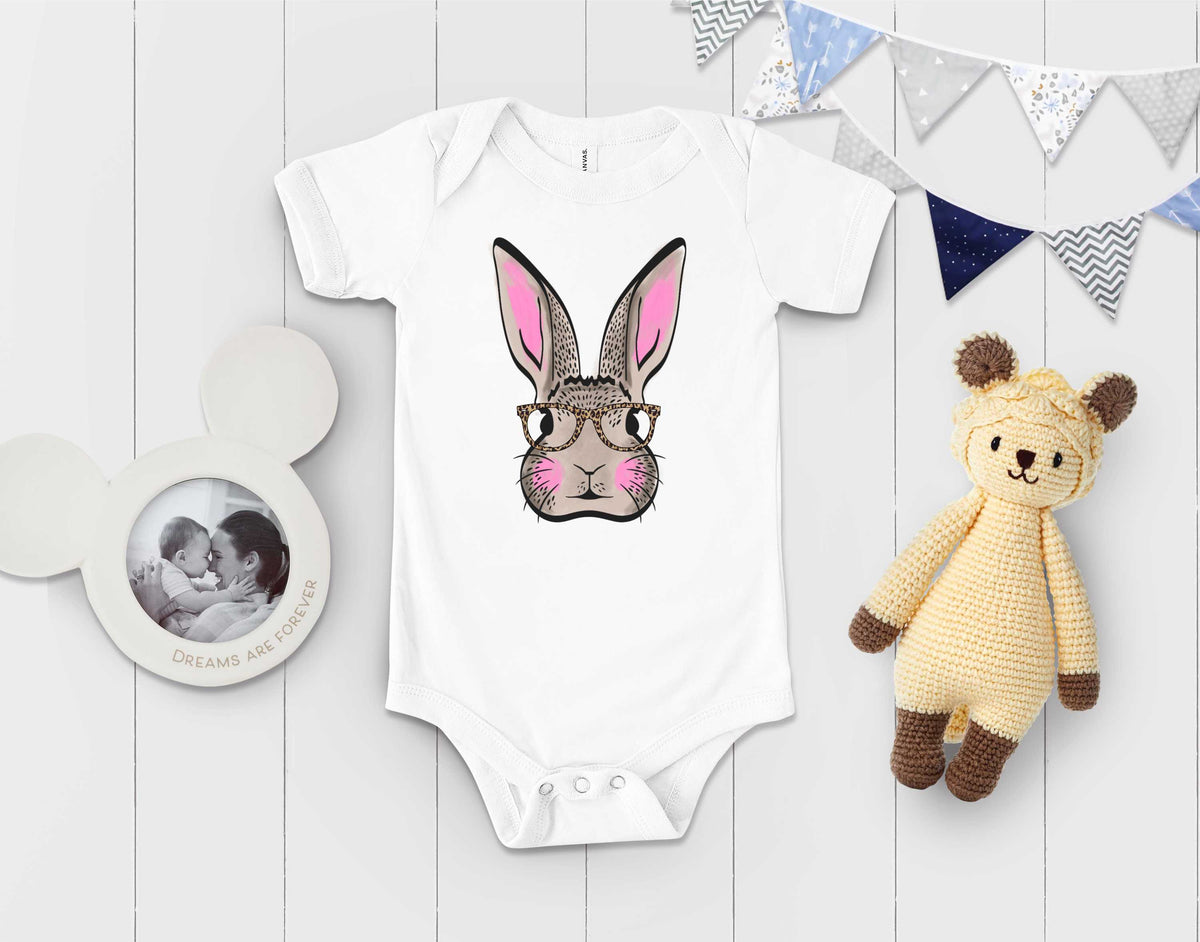 Bunny with Glasses Transfer