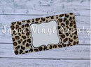 License Plate-Cheetah Print
