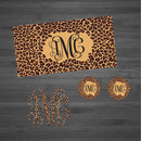 Small Cheetah Print  Car Kit