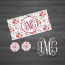 Coral Floral Car Kit