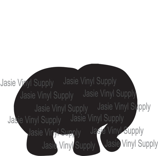 Acrylic- Chubby Elephant Keychain