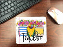 Floral Teacher Mouse Pad
