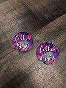 Car Coasters - Follow Your Dreams