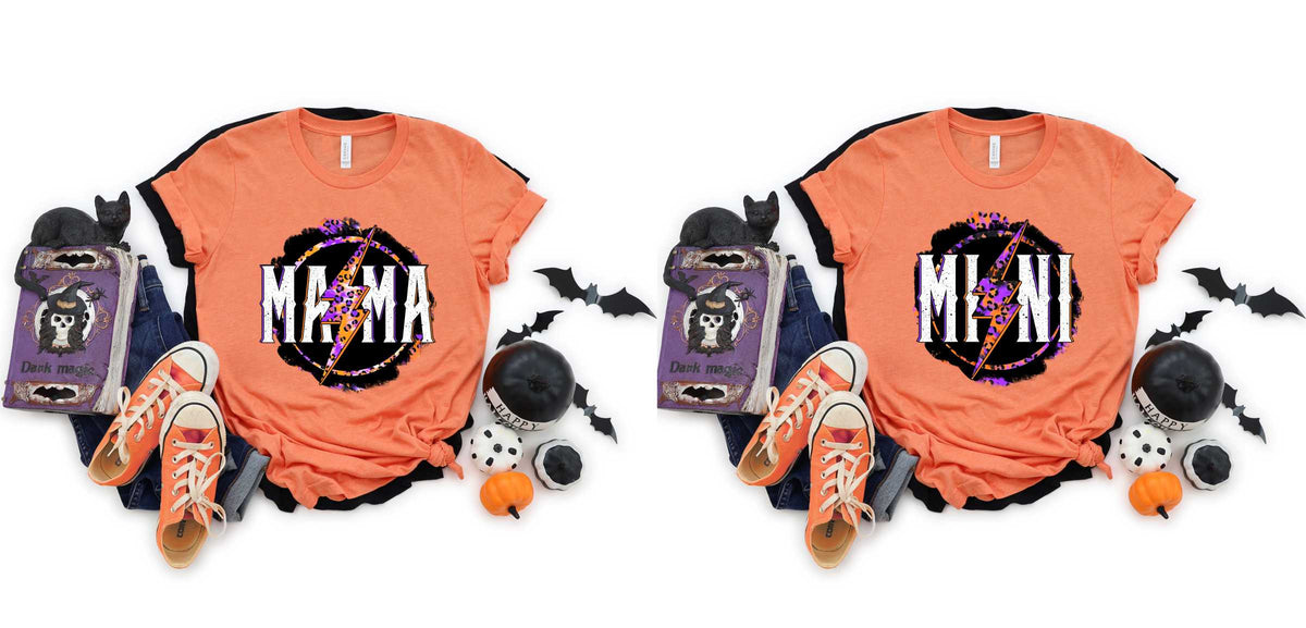 halloween lightning tie dye - Transfer