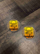 Car Coasters - Hello Sunshine with Leopard