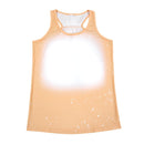 Polyester Bleach Tank Top - Peach