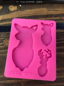 Deer family mold