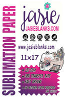 JB Sublimation paper - 11x17