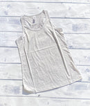 Polyester Flowy Tank - Grey
