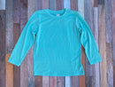 Polyester Long Sleeve Shirt - Light Blue