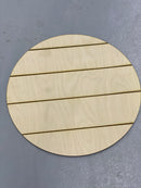 Faux Shiplap circle