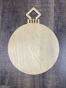 Wood Shape- Christmas Bulb  Ornament