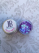 Glitter Shapes - Puzzled Purple