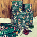 Milk & Cookies with Bow Wrapping Paper