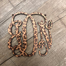 Patterned Car Charm Monogram