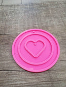 Large round heart Silicone Mold