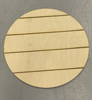 Faux Shiplap circle