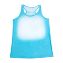 Polyester Bleach Tank Top - Light Blue