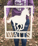 Horse Door Hanger- Wood Design