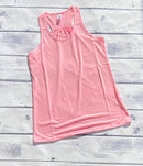 Polyester Flowy Tank - Pink