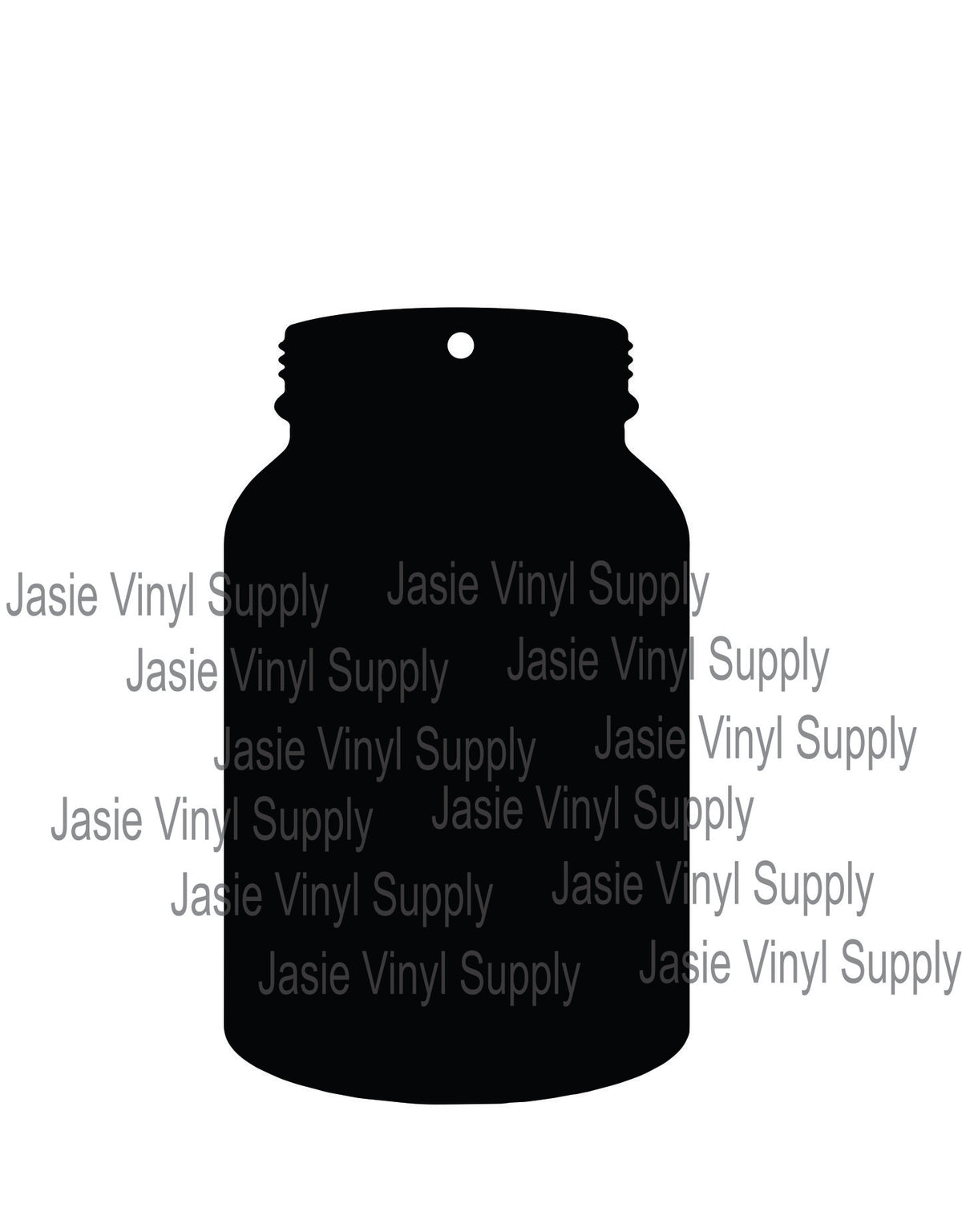 Acrylic-Mason Jar Keychain