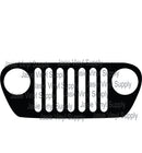 Acrylic-Jeep Grill Keychain