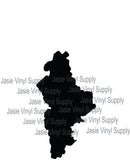 Acrylic-Mexico State Keychain