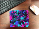 Dark Paint Splatter Mouse Pad
