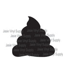 Acrylic- Poop Emoji Keychain