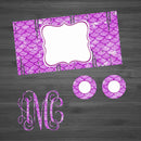 Purple Mermaid Scales Car Kit