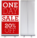 33in x 80in Roll Up Banner
