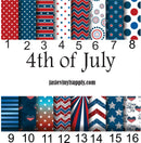 4th of July Printed Vinyl