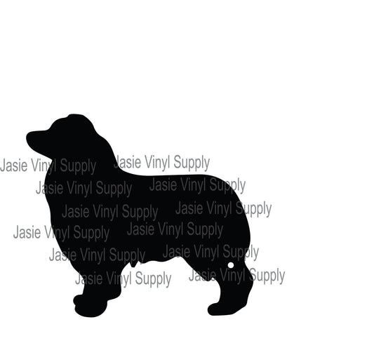 Acrylic- Australian Shepherd Keychain