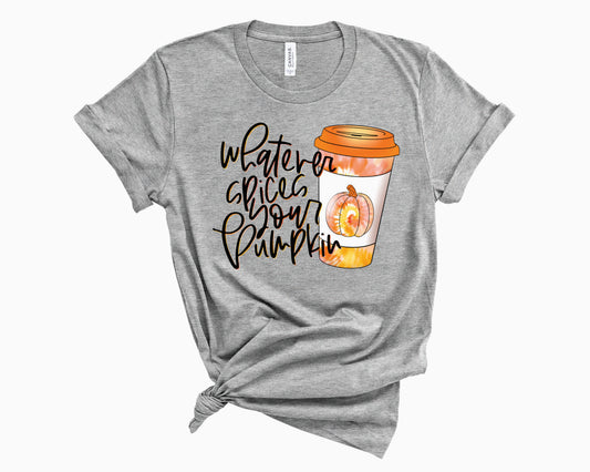 Whatever Spices Your Pumpkin Tiedye- Transfer